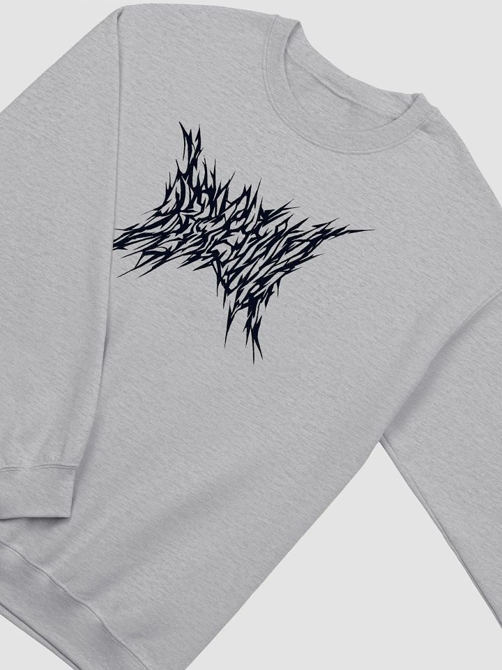 Death Metal Logo Sweatshirt (Black Text) product image (2)