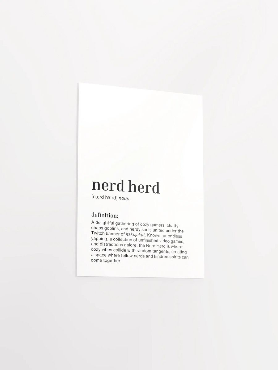 defining "nerd herd" product image (8)