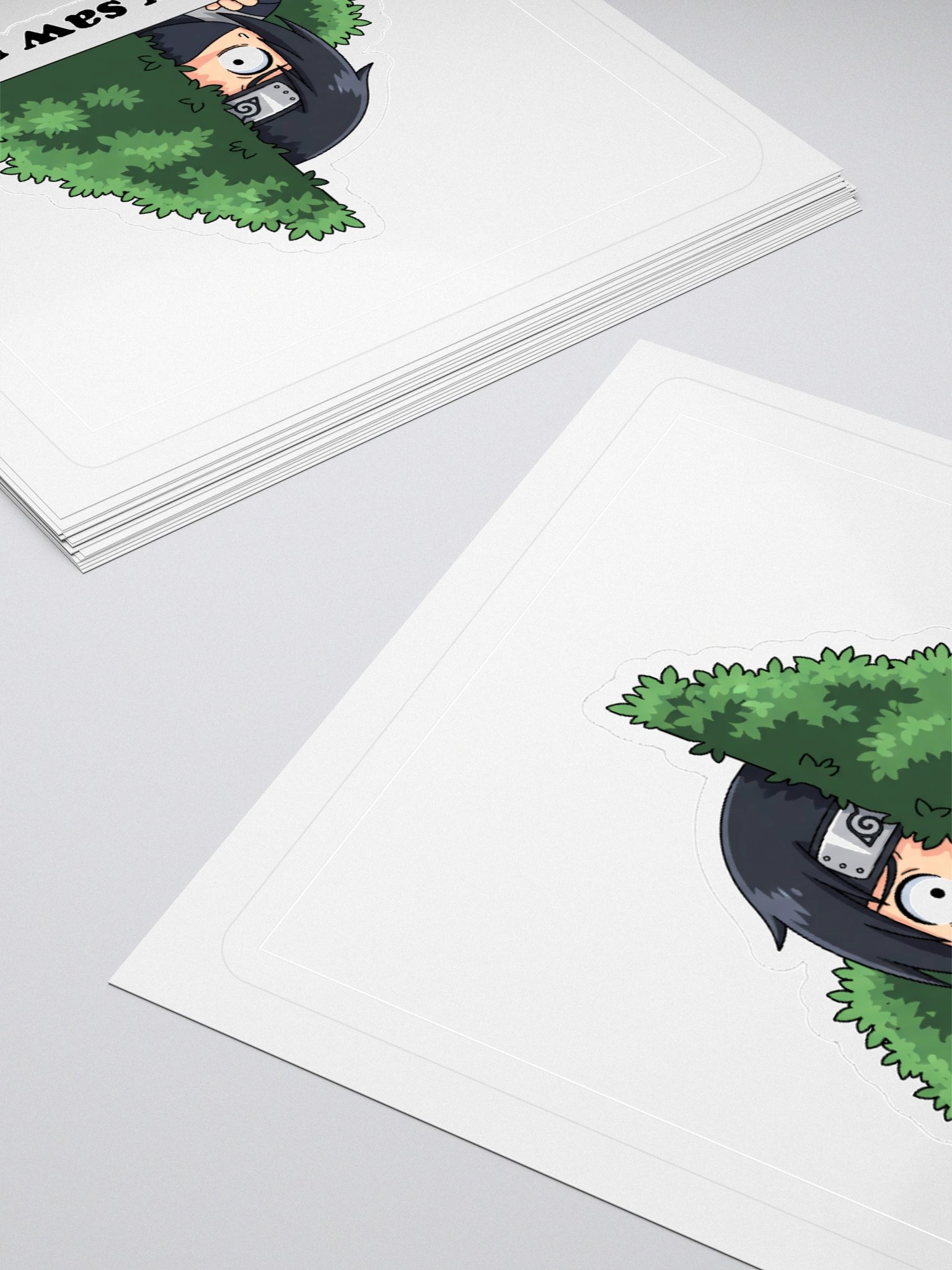 Bush Peeker Surprise Kiss Cut Stickers product image (14)