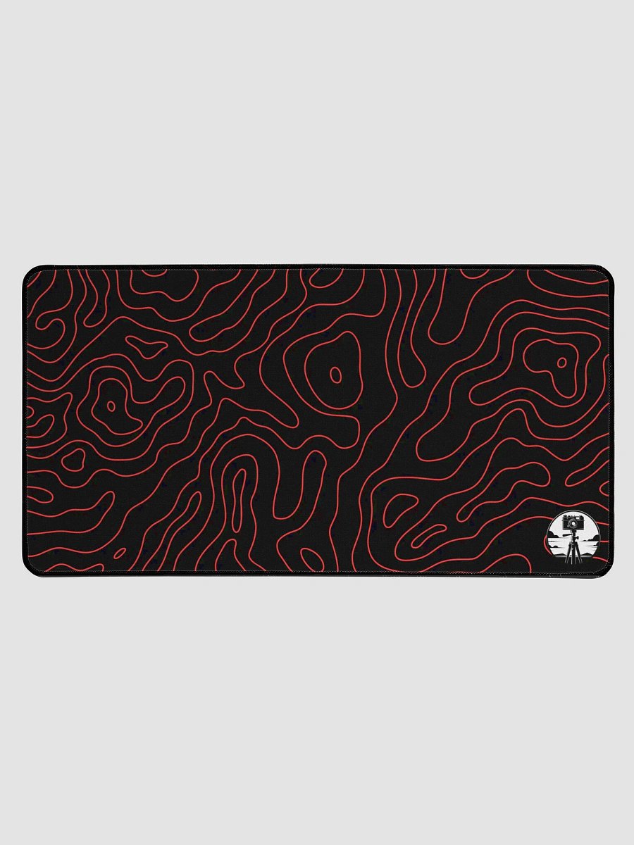 red/black damascus deskpad product image (1)