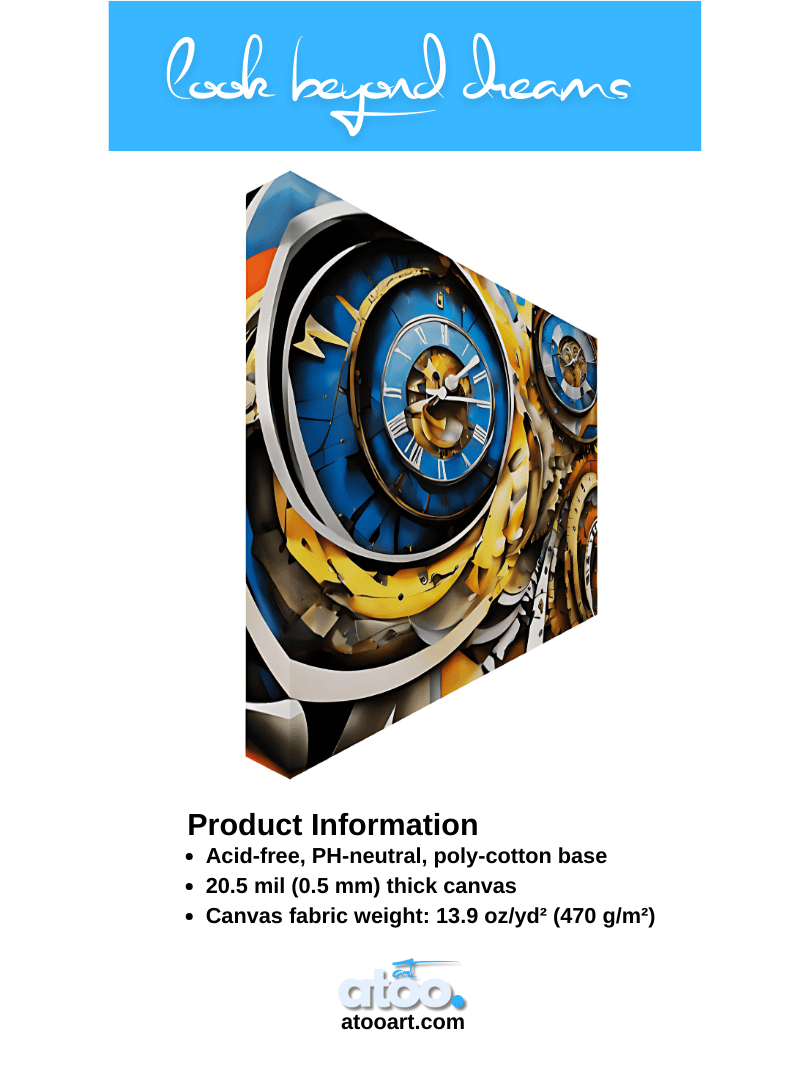 Time Confusion-15 | Canvas Artistic Wall Painting product image (7)