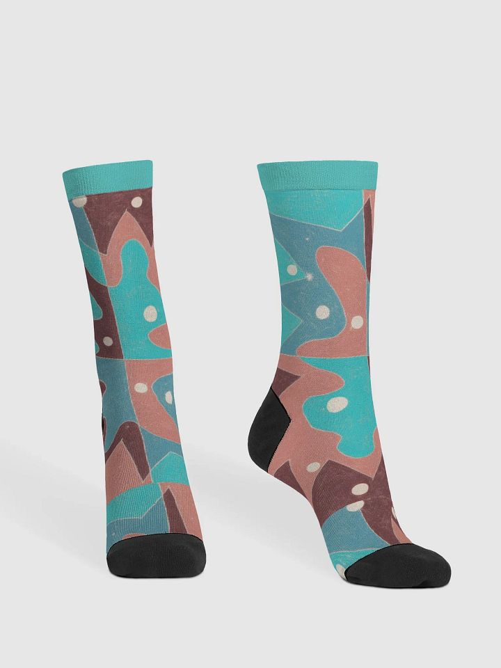 Cartoon College 1 crew socks (var 1) product image (1)