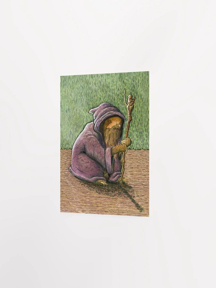 Sloth Wizard Print product image (2)