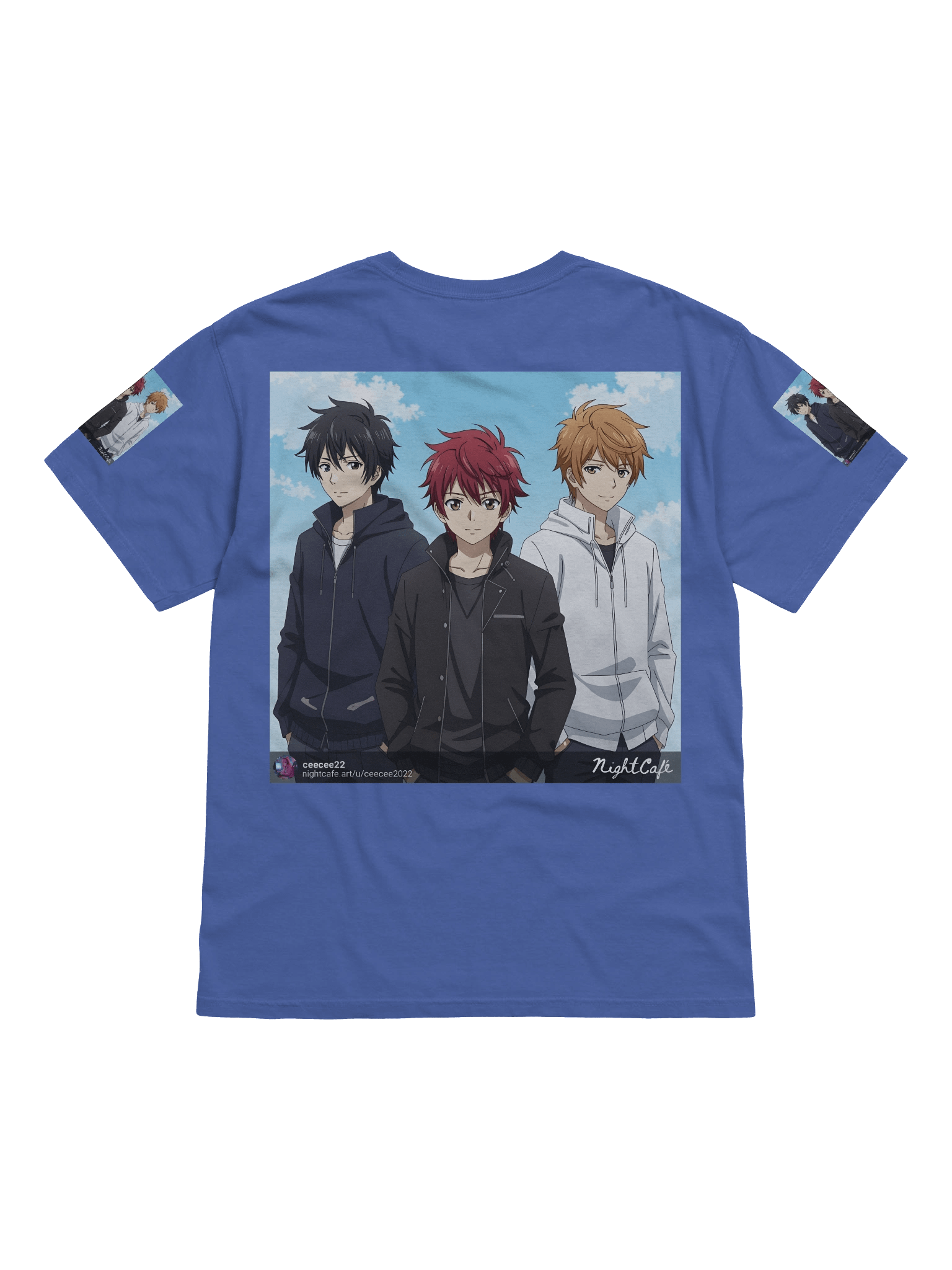 Anime Trio Skyline T-Shirt product image (2)