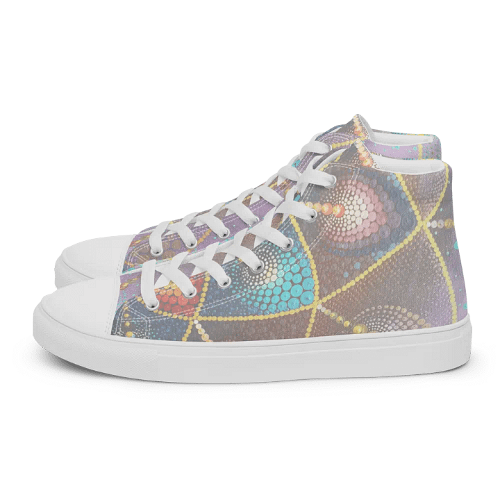 Sanatana Mandala pastell High Top Canvas product image (1)