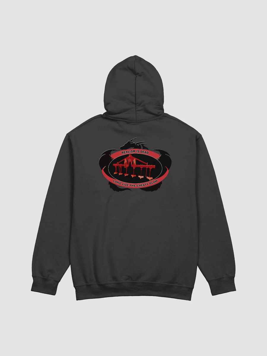 Realism is dead rear print hoodie product image (2)