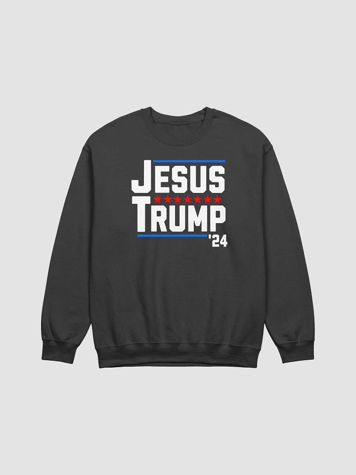 JESUS TRUMP MAGA 2024 MAKE AMERICA GODLY AGAIN CHRISTIAN UNISEX SWEATSHIRT product image (2)