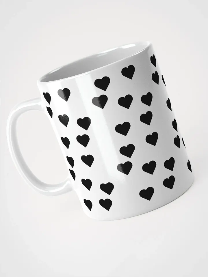 Heartfelt Grid White Glossy Mug product image (7)