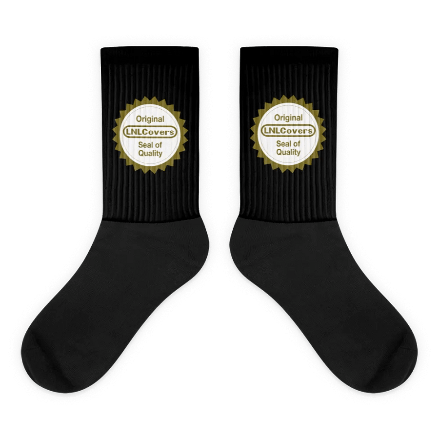 LNLCovers Seal of Quality - Black Socks product image (1)