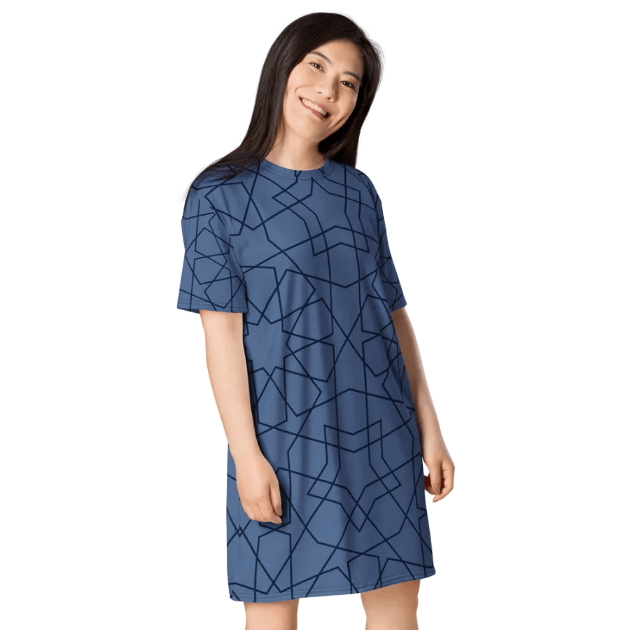 All-Over Print T-Shirt Dress product image (4)