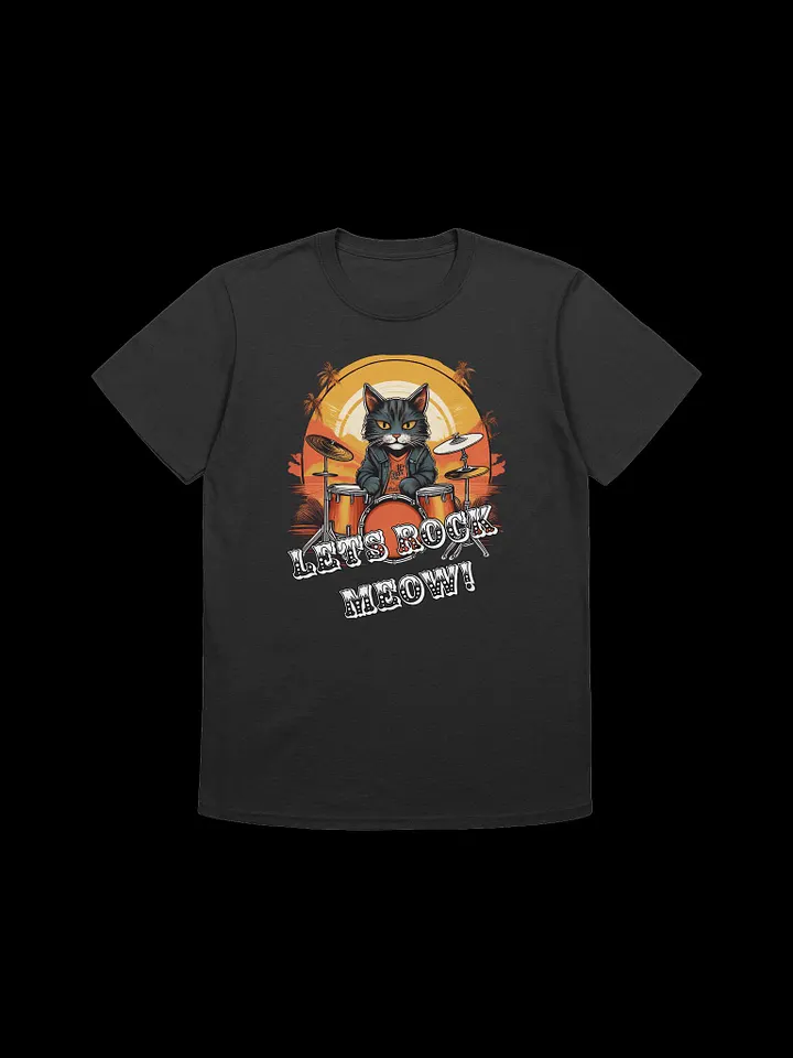 Rockin' Cat Drummer T-Shirt product image (3)