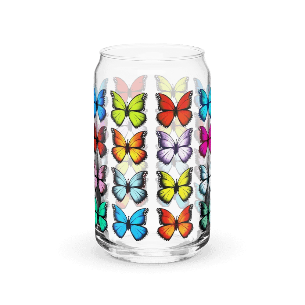 The perfect summer staple to for iced coffee, tea, or even water! Glass material with professional full color UV print product image (39)