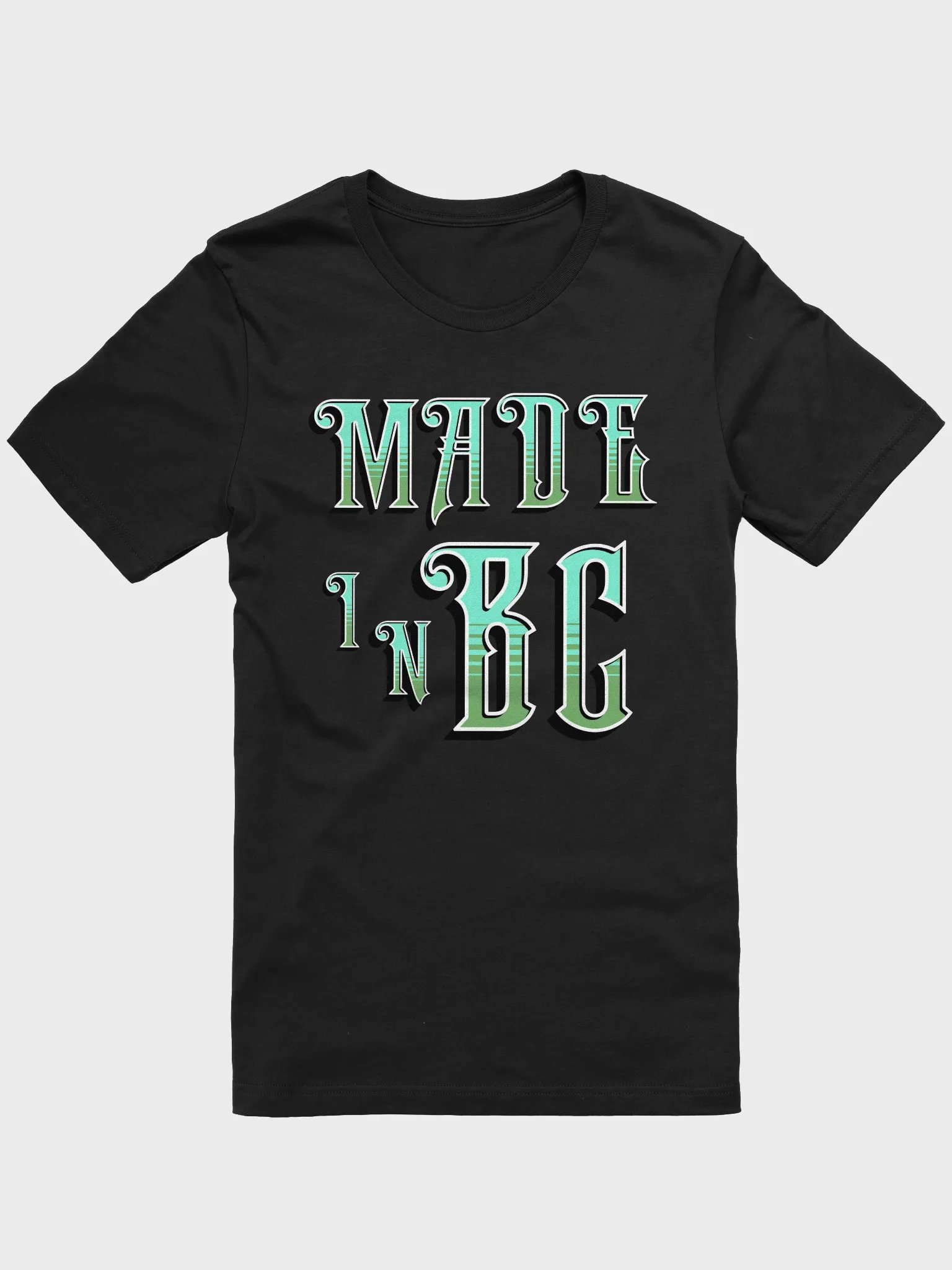 Made In BC British Colombia Pride Gradient Tee product image (1)