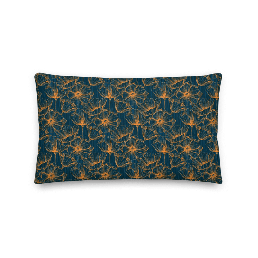 Dark Romantic Floral | Premium Pillow product image (1)