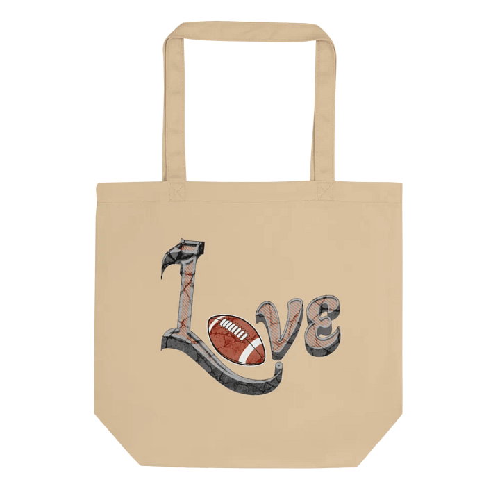 Love Football Vintage Eco Tote product image (1)