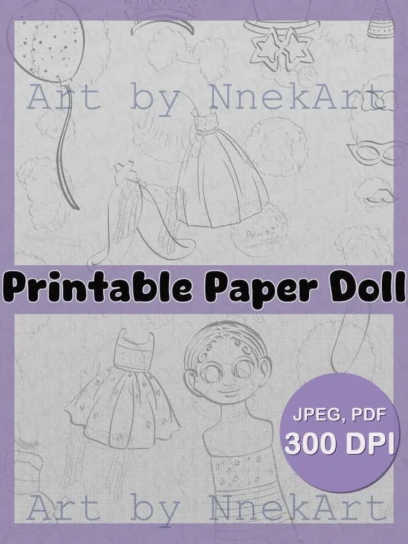 New Year Paper Doll product image (2)