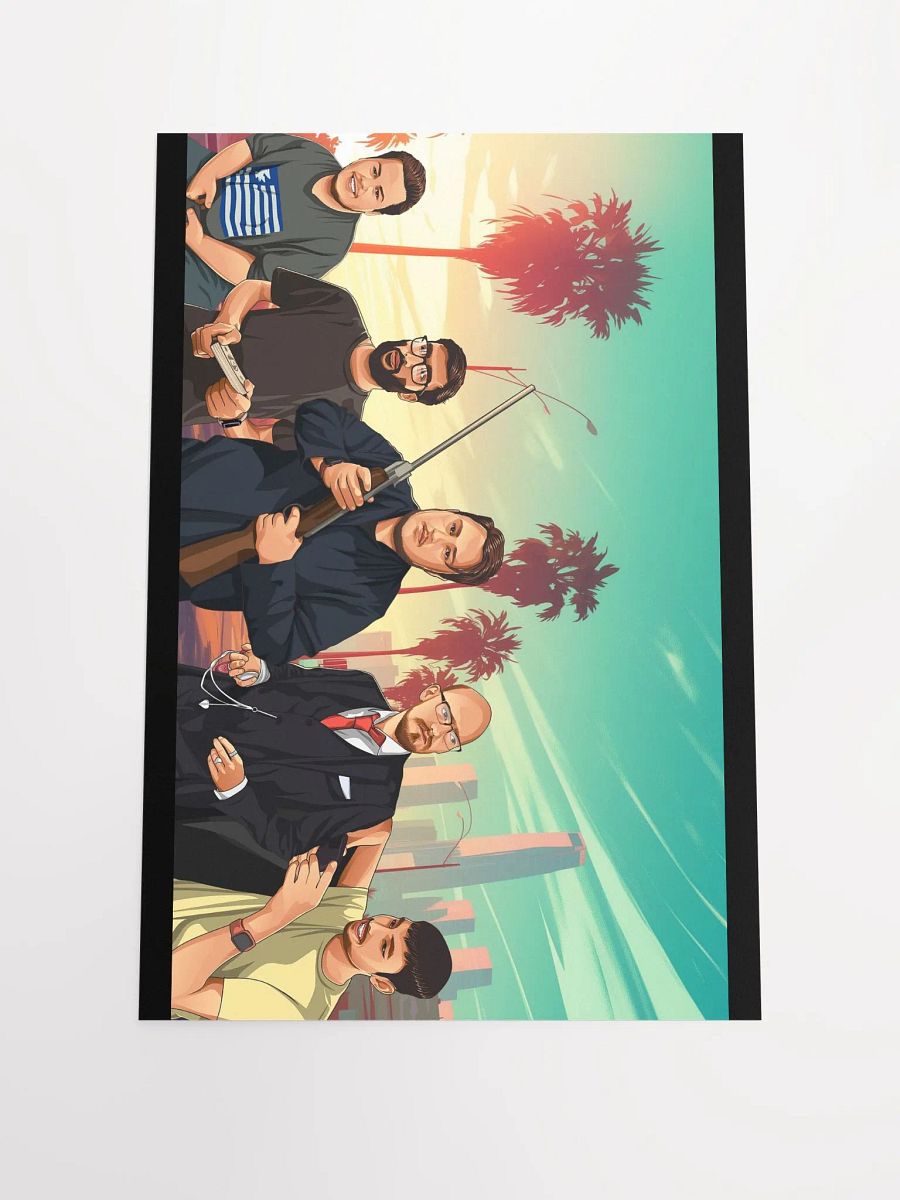 The Five Stooges - GTA Style Paper Poster product image (1)