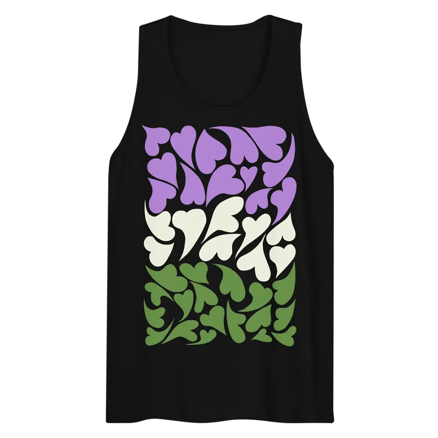Nestled PRIDE Genderqueer Tank Top product image (13)