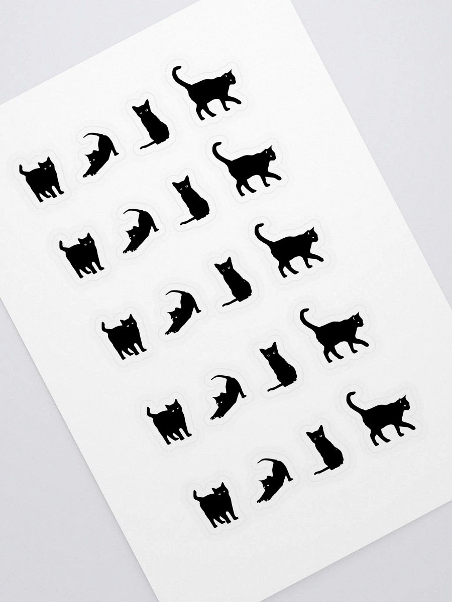 Black Cats Sticker Sheet product image (3)