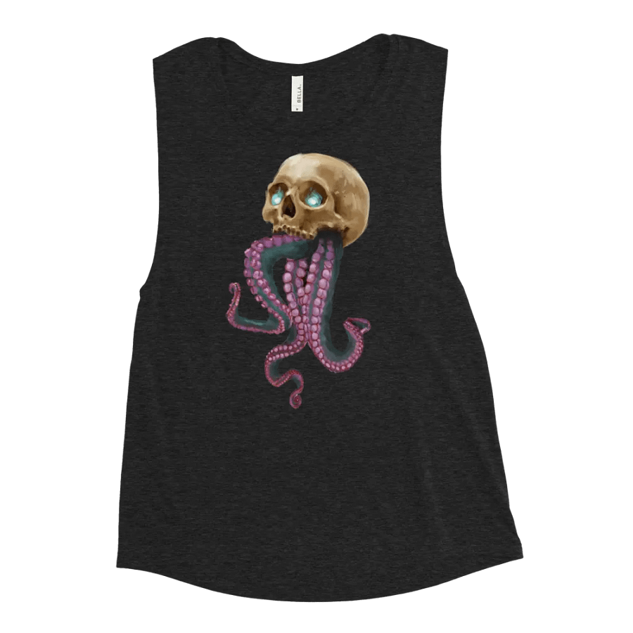 Skull & Tentacles Woman's Muscle Tank by Chori product image (2)