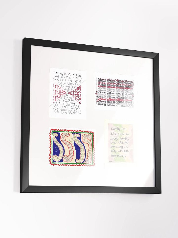 Build Your Own Four Panel Card Art (mixed orientations) Framed product image (2)