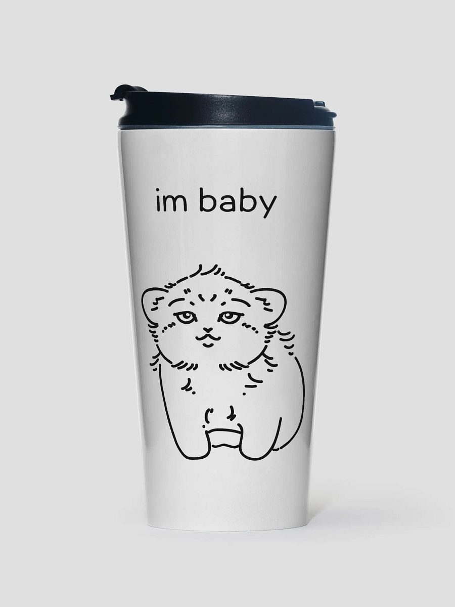 I'm Baby Manul - Steel Travel Mug product image (1)
