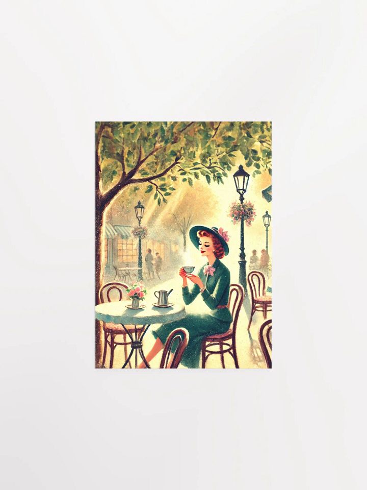 Vintage Style Charming Café Premium Prints and Posters product image (4)