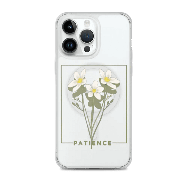 Patience Blossom iPhone® Clear Case product image (2)