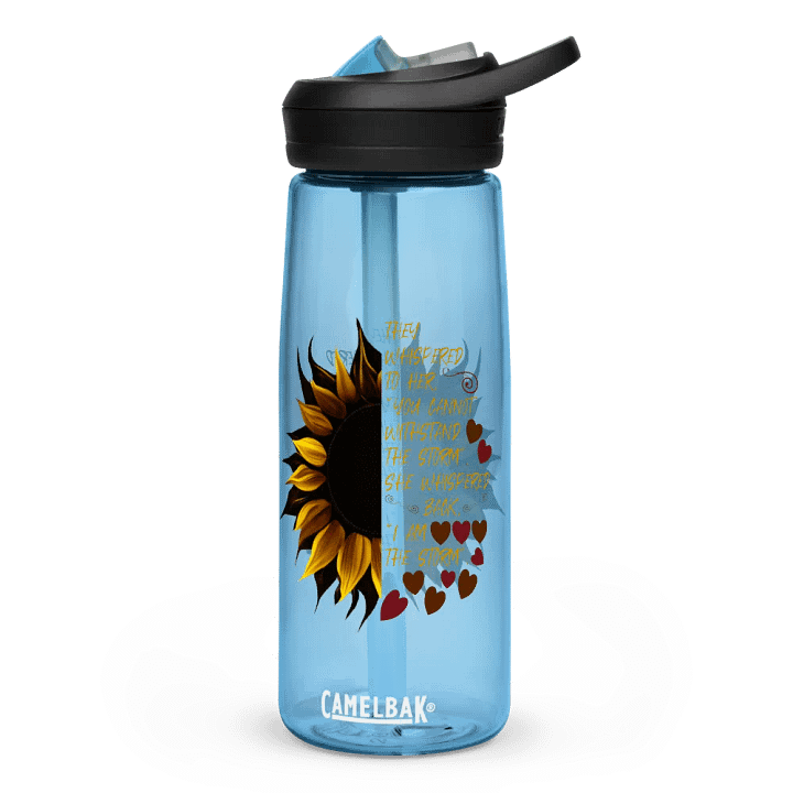 I Am the Storm Sunflower CamelBak Water Bottle product image (1)