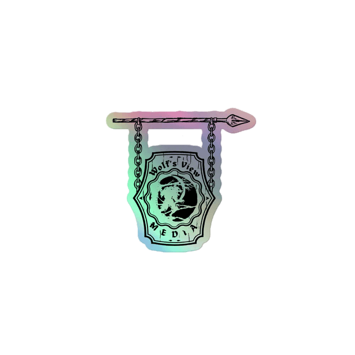 Werewolf Logo- Hologram Sticker product image (1)