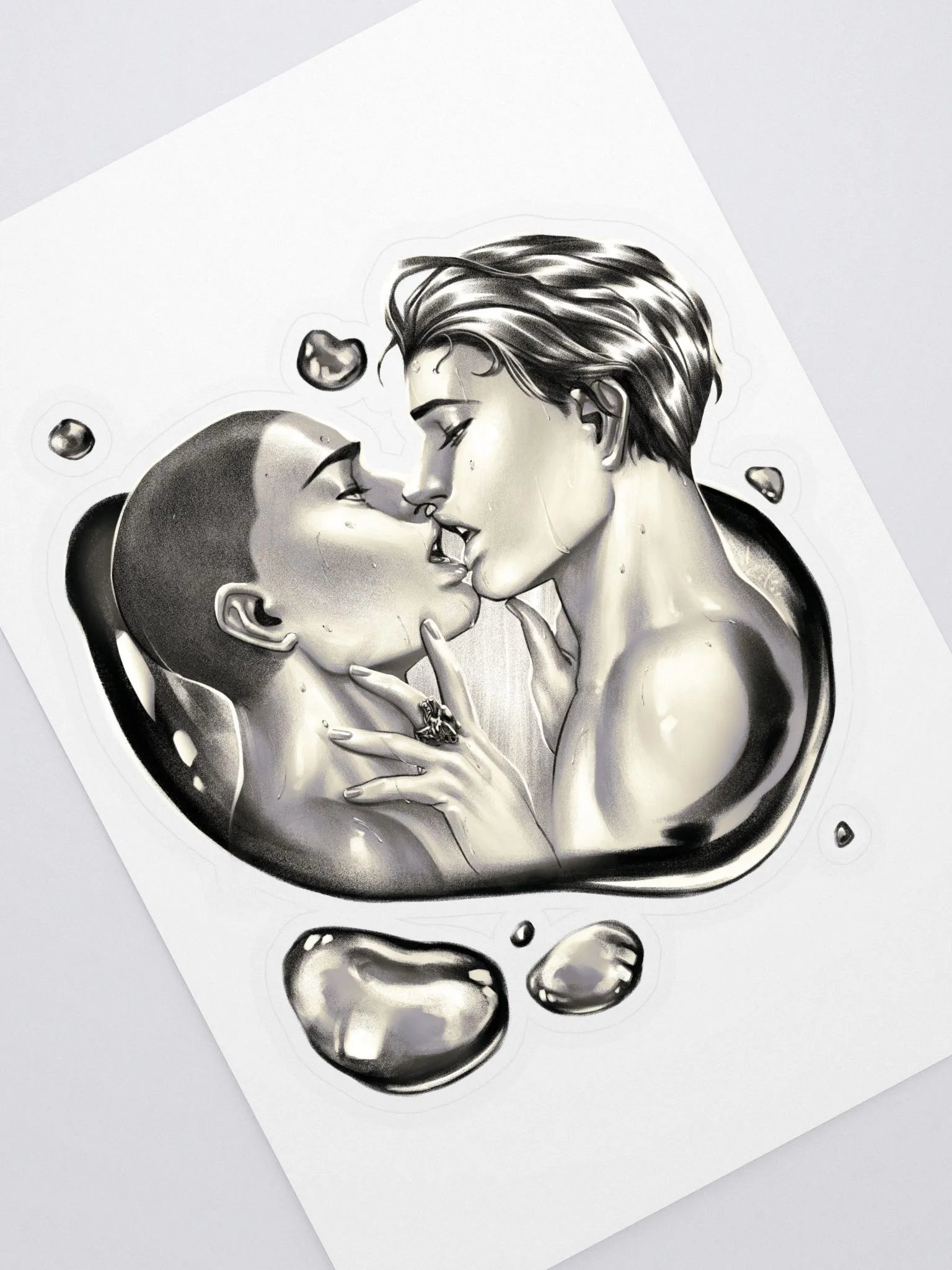 He Looks So Fine: Part Two / Handprints Sticker product image (1)