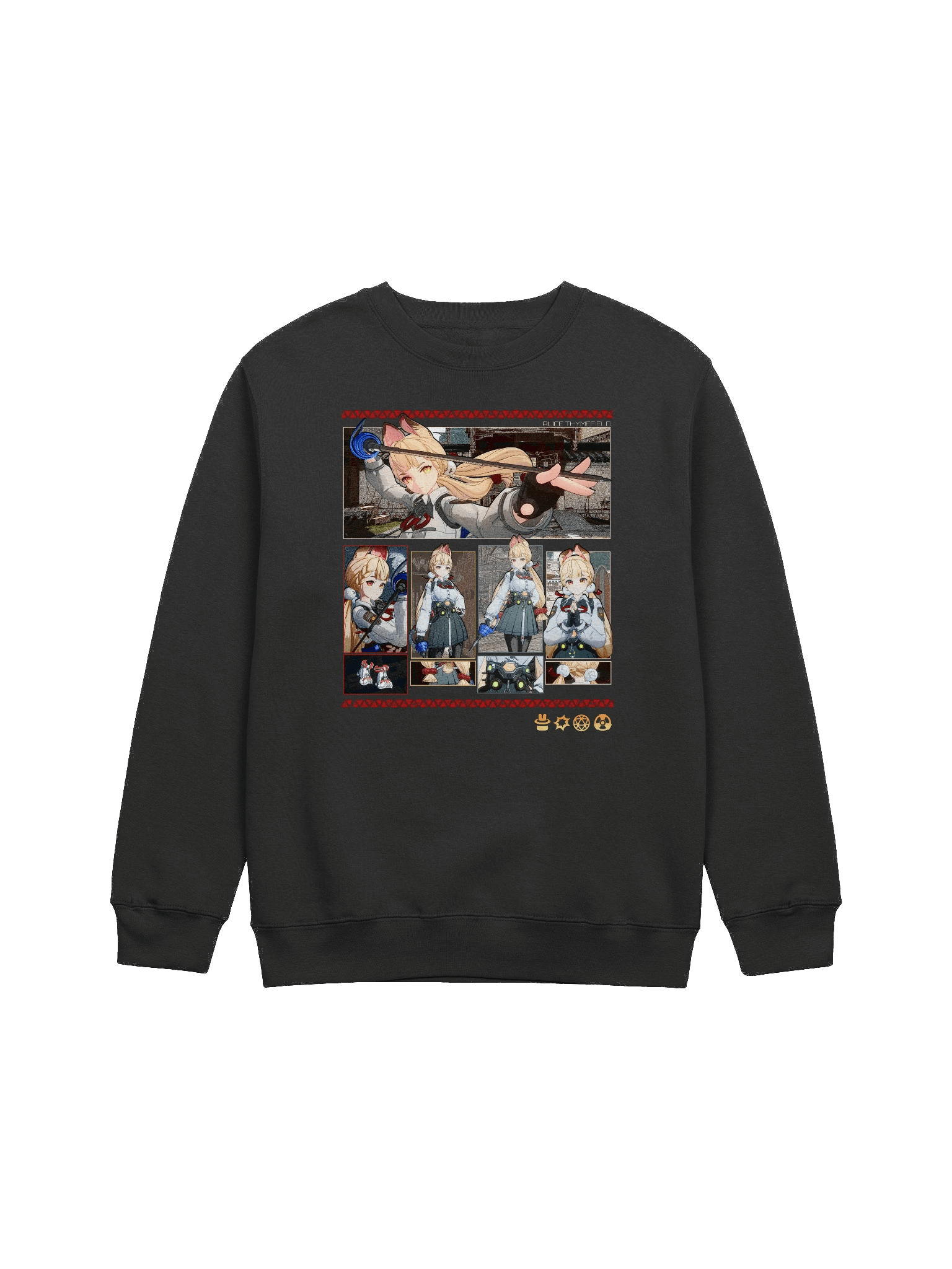 Alice Premium Crewneck Front and Back print Zenless Zone Zero product image (2)