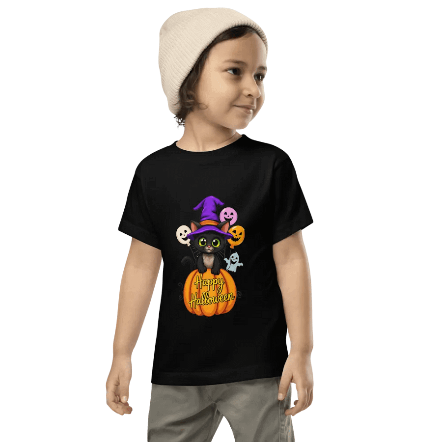 Witchy Sitting Pumpkin Cat T-shirt product image (7)