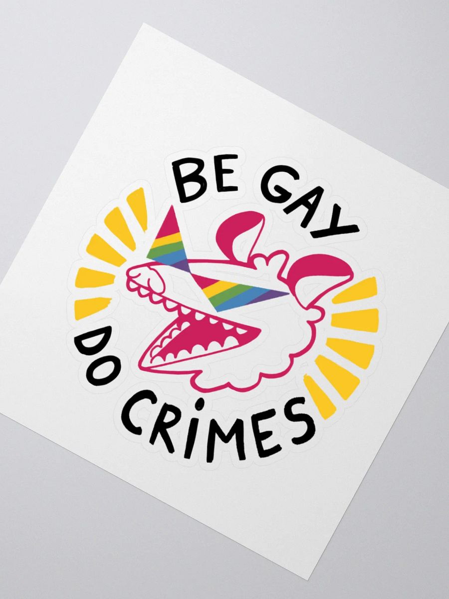 Be Gay Do Crimes Sticker product image (2)