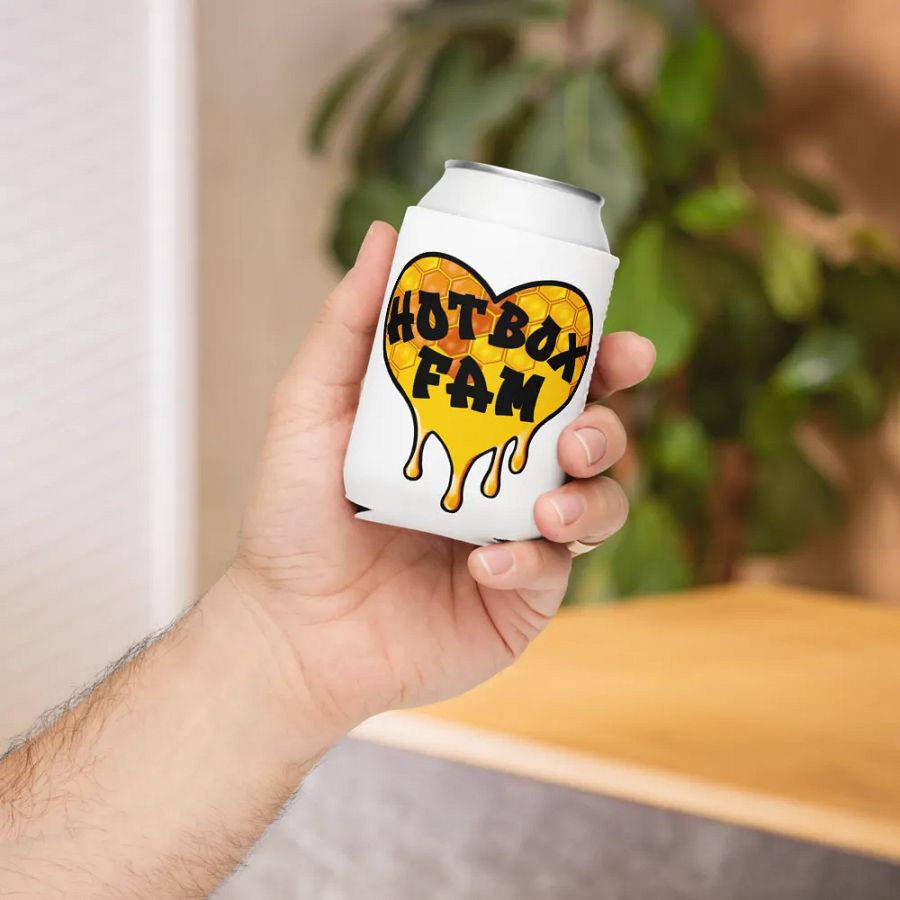 HOT BOX FAM GOLD LOGO COOZIE product image (6)