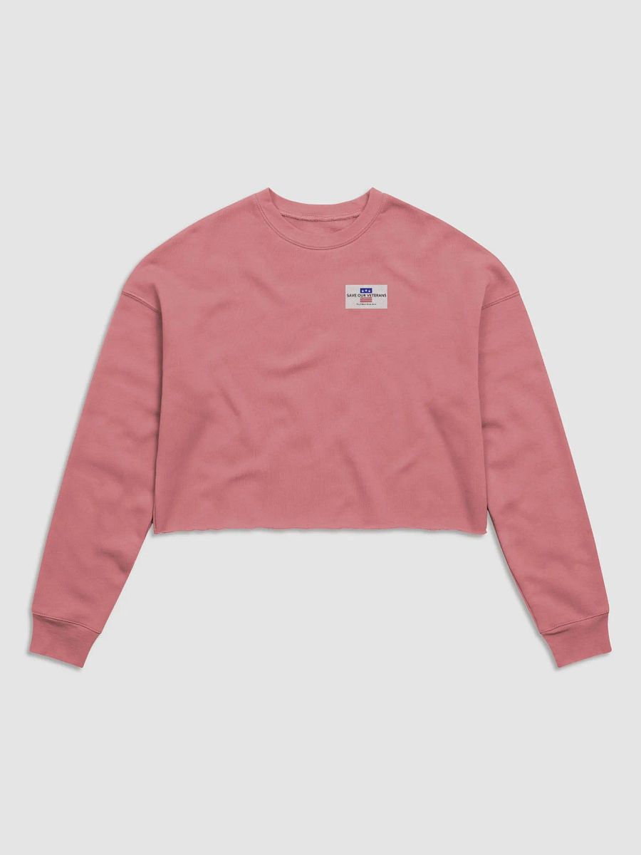 Save Our Veterans Crop Sweatshirt product image (14)