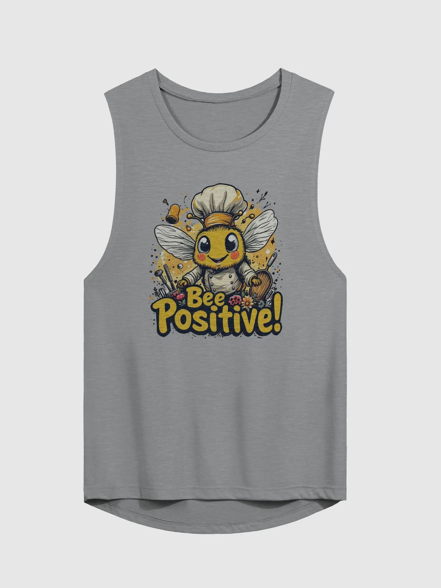 Bee Positive! Chef Bee Women's Flowy Tank product image (6)