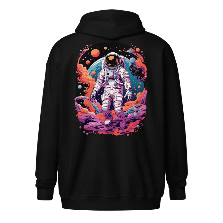 Neon CyberFox Zip Hoodie product image (1)
