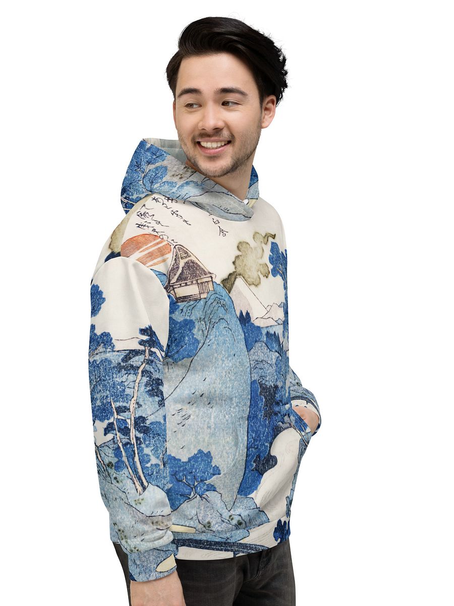 Fuji no Yukei All-Over Print Recycled Unisex Hoodie product image (9)