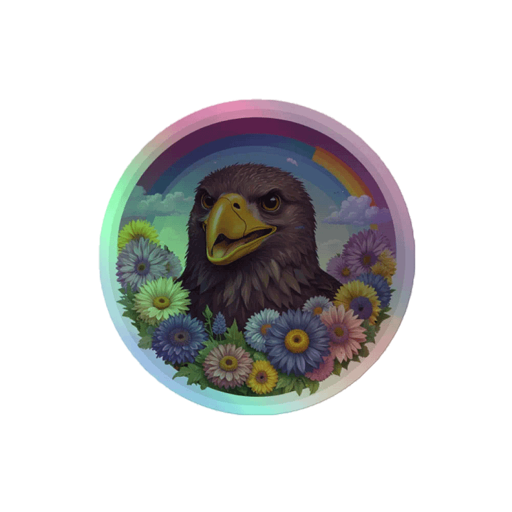 Eagle's Pride Holographic Sticker Sheet product image (2)