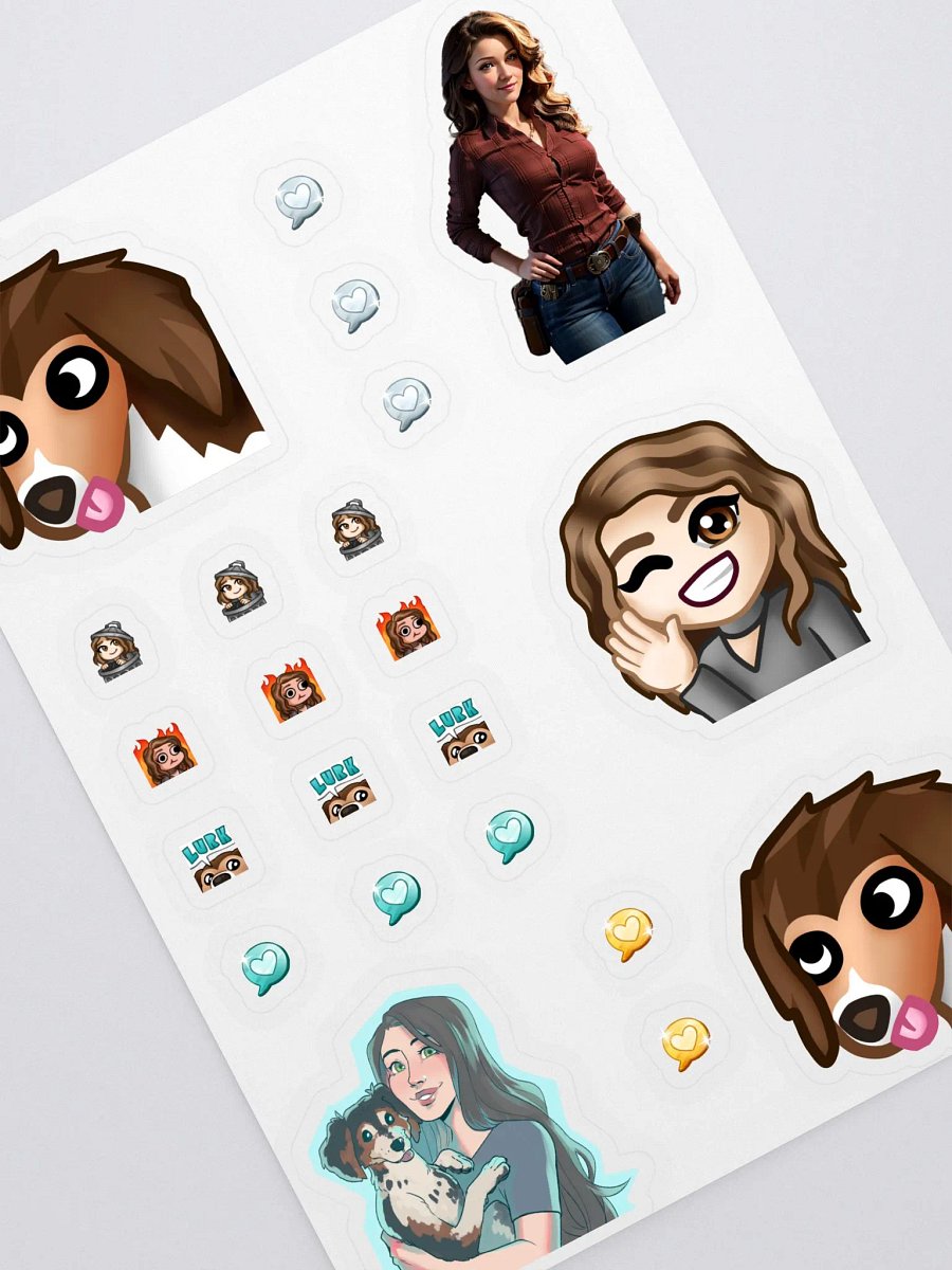 Emote Sticker Sheet product image (2)