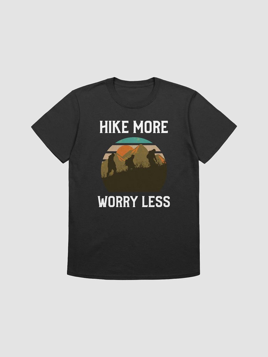 Hike more, worry less hiking t-shirt product image (1)