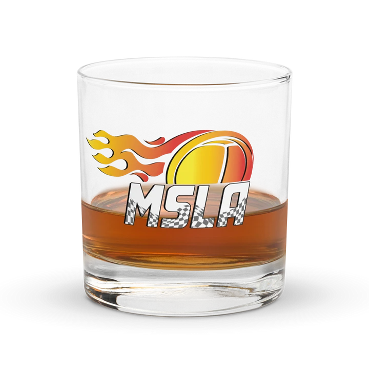 MSLA Logo Rocks Glass product image (1)