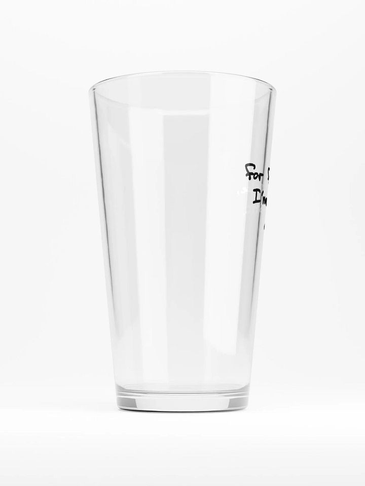 FFS, I'm autistic. pint glass product image (2)