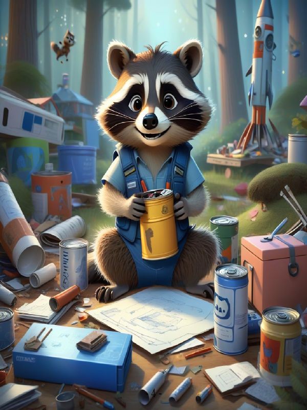 Rusty the Raccoon and the Recycled Rocket product image (3)