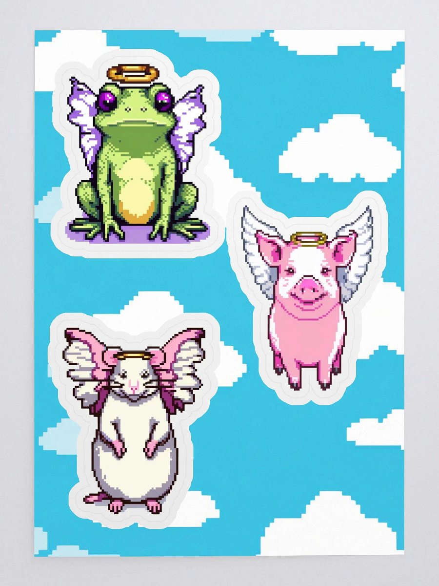 Heavenly Critters! Sticker Sheet product image (3)