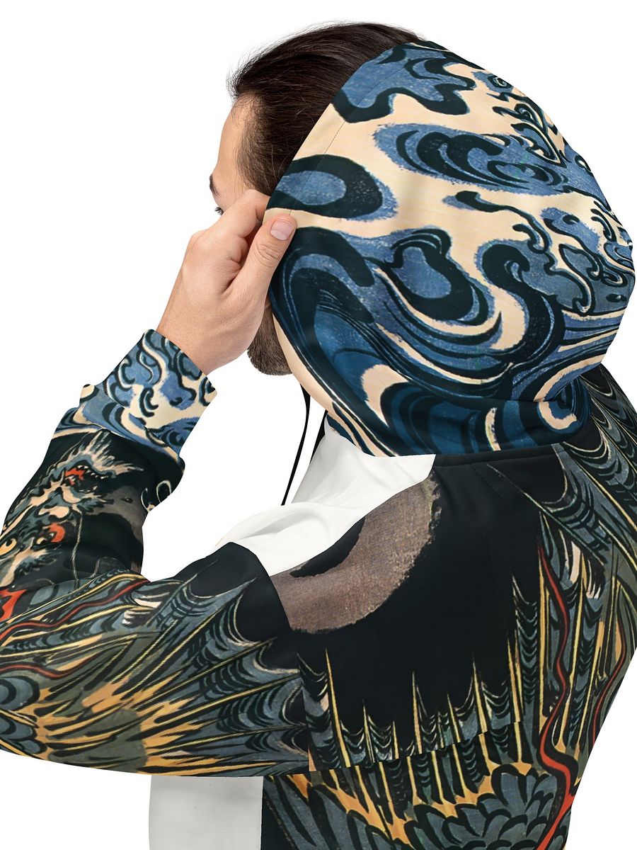 Dragons All-Over Print Recycled Unisex Hoodie product image (5)