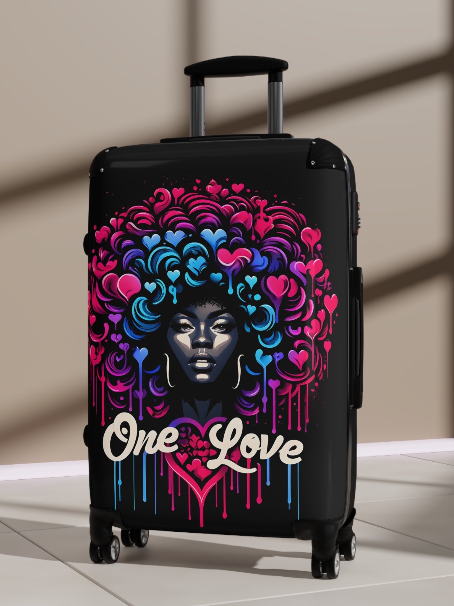Travel Suitcase for Black Women and Girls One Love product image (1)