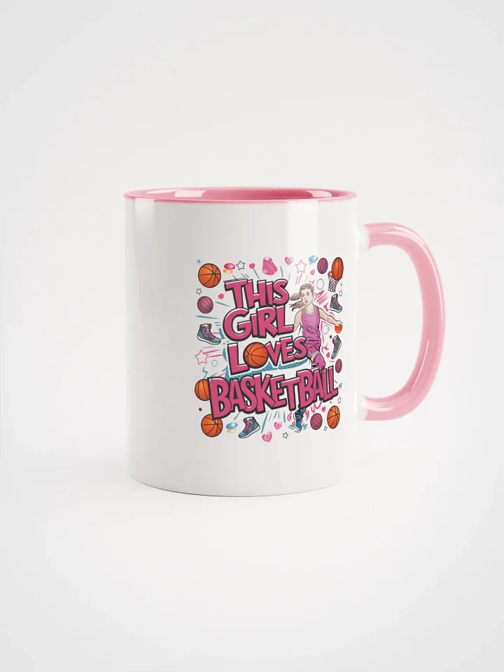 This girl Loves basketball mug product image (1)