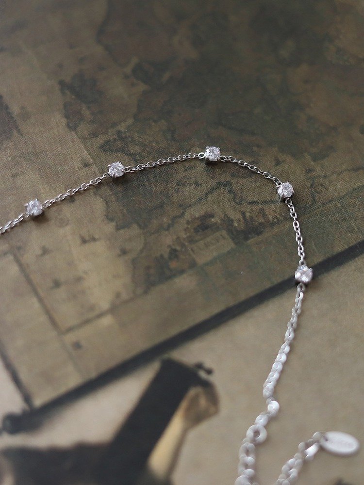 Penta Diamond Bracelet | Silver product image (6)